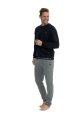U.S.POLO ASSN. Pánský domácí komplet 18815 modrý   | Vermali.cz